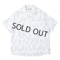 CHALLENGER/S/S FIRE SHIRT（LT PINK/WHITE）［ファイヤーシャツ-25春夏］