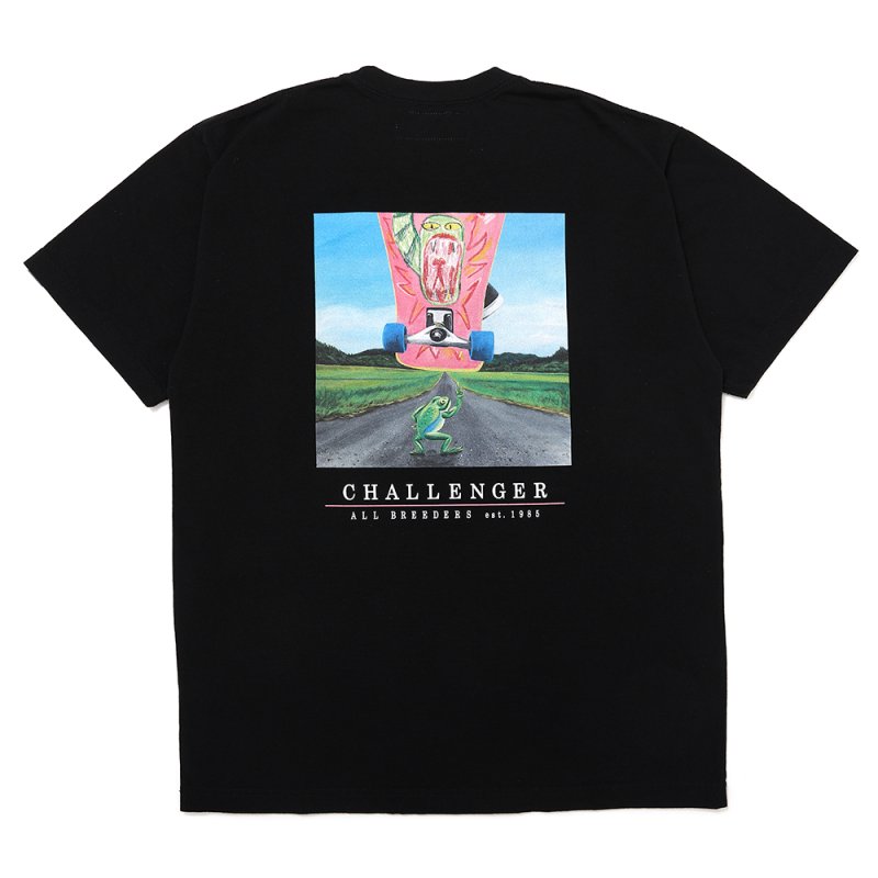 画像2: CHALLENGER/FROG TEE（BLACK）［プリントT-25春夏］