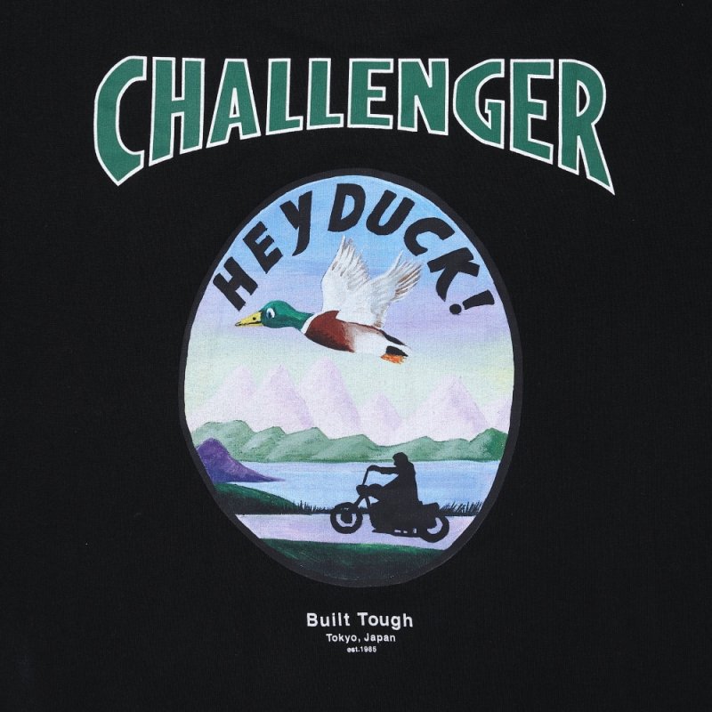 画像3: CHALLENGER/HEY DUCK TEE（BLACK）［プリントT-25春夏］