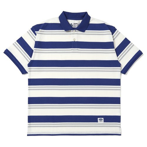 他の写真1: CHALLENGER/S/S BORDER POLO（BLUE/WHITE）［ボーダーポロ-25春夏］