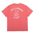 画像1: CHALLENGER/PIGMENT PEACE TEE（LT CHERRY）［ピグメント染めプリントT-25春夏］ (1)