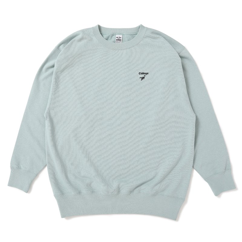画像1: CHALLENGER/SCORPION C/N SWEAT（MINT）［クルーネックスウェット-25春夏］