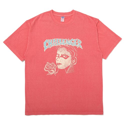 他の写真1: CHALLENGER/PUNK GIRL TEE（LT CHERRY）［ピグメント染めプリントT-25春夏］