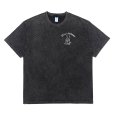 画像2: CHALLENGER/PIGMENT PEACE TEE（PEPPER BLACK）［ピグメント染めプリントT-25春夏］ (2)