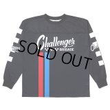 CHALLENGER/L/S RACING TEE（BLACK）［レーシング長袖T-25春夏］