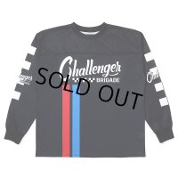 CHALLENGER/L/S RACING TEE（BLACK）［レーシング長袖T-25春夏］