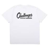 CHALLENGER/CHECKER LOGO TEE（WHITE）［プリントT-25春夏］