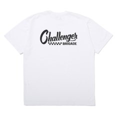 画像1: CHALLENGER/CHECKER LOGO TEE（WHITE）［プリントT-25春夏］ (1)