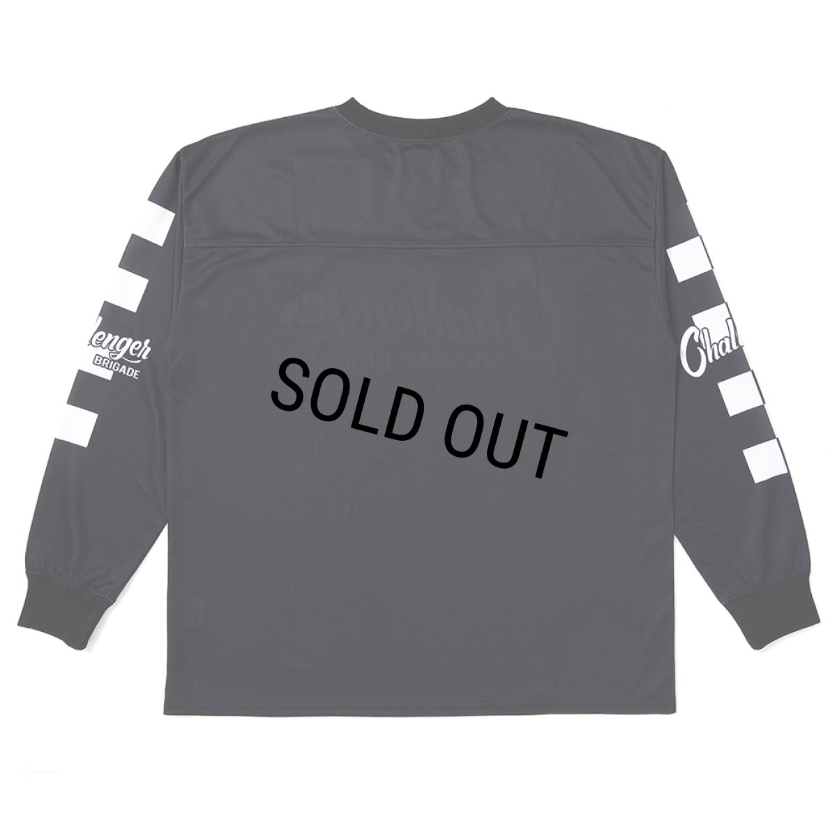 画像2: CHALLENGER/L/S RACING TEE（BLACK）［レーシング長袖T-25春夏］ (2)