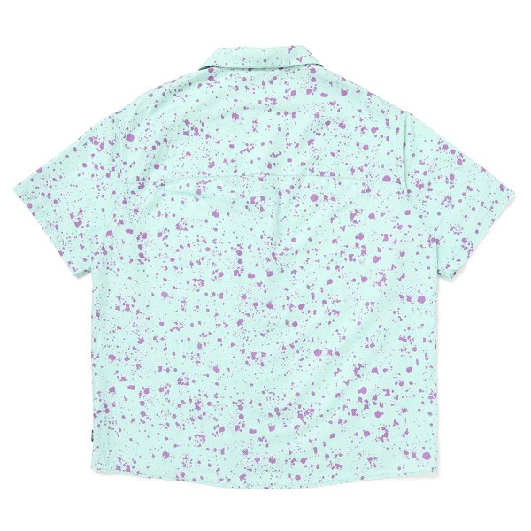 画像2: CHALLENGER/S/S SPLATTER SHIRT（MINT）［スプラッターシャツ-25春夏］