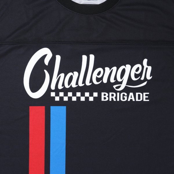 画像4: CHALLENGER/L/S RACING TEE（BLACK）［レーシング長袖T-25春夏］