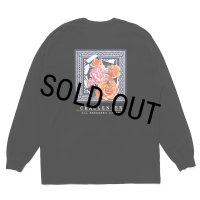 CHALLENGER/L/S ROSE BANDANA TEE（BLACK）［プリント長袖T-25春夏］