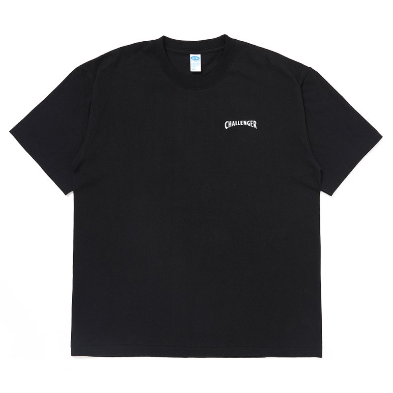 画像1: CHALLENGER/HEY DUCK TEE（BLACK）［プリントT-25春夏］