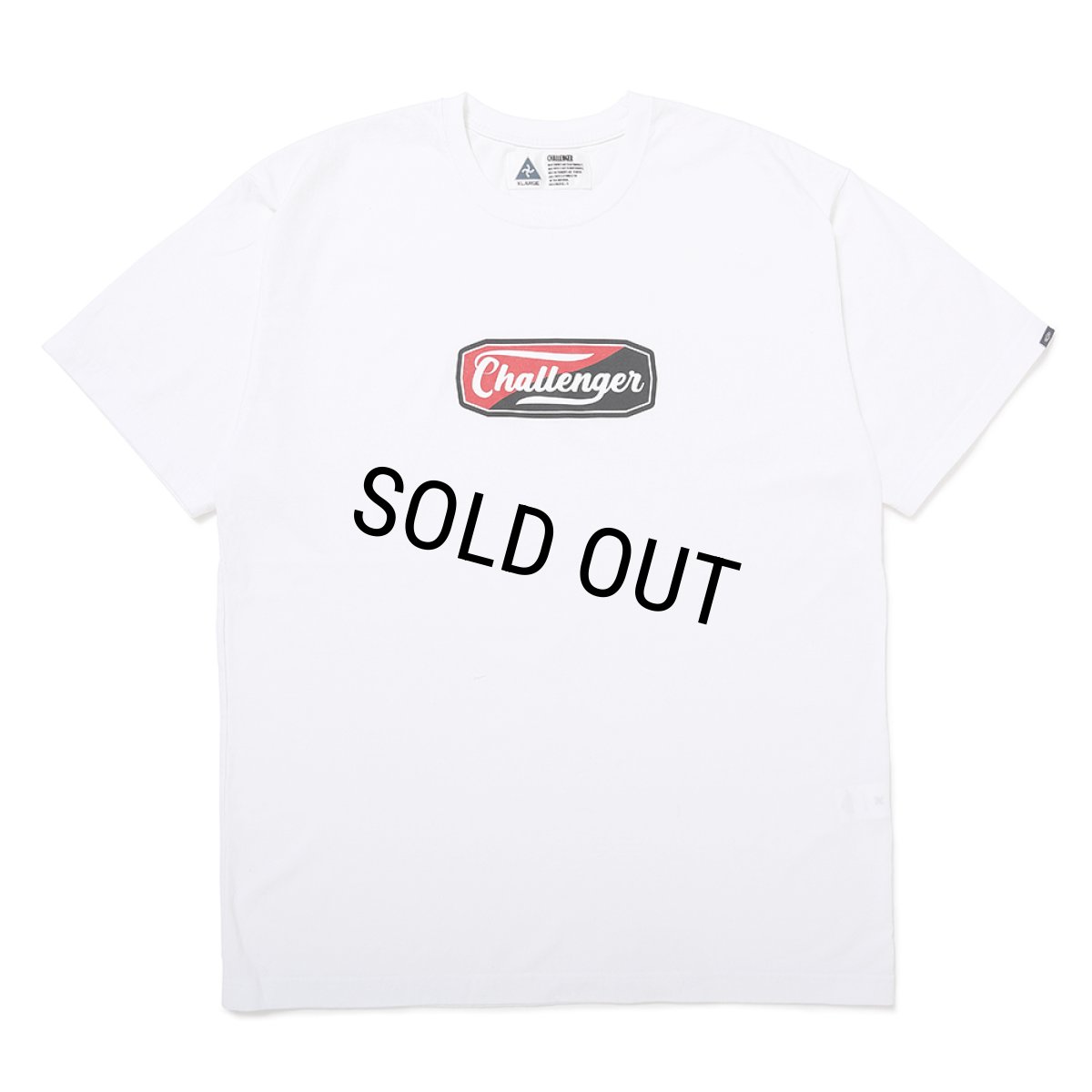 画像1: CHALLENGER/TWO TONE LOGO TEE（WHITE）［プリントT-25春夏］ (1)