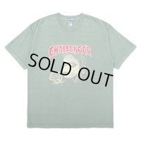 CHALLENGER/PUNK GIRL TEE（MINT）［ピグメント染めプリントT-25春夏］