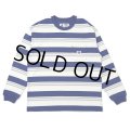 CHALLENGER/L/S BORDER TEE（BLUE/WHITE）［ボーダー長袖T-25春夏］