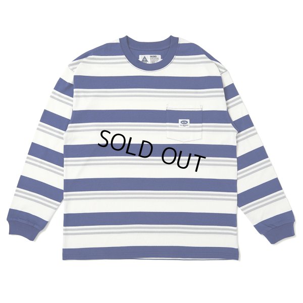 画像1: CHALLENGER/L/S BORDER TEE（BLUE/WHITE）［ボーダー長袖T-25春夏］