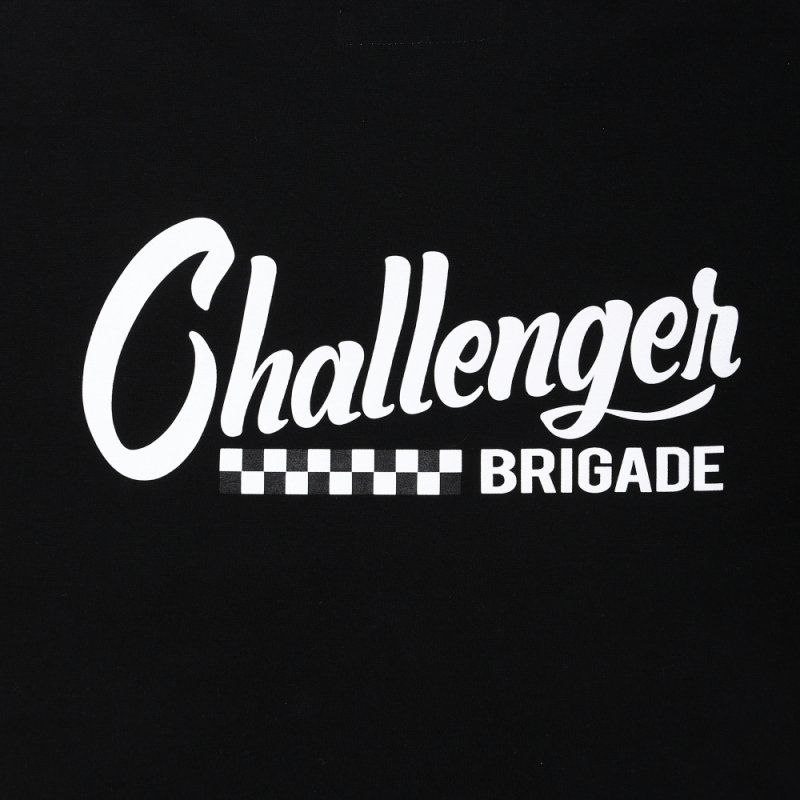 画像3: CHALLENGER/CHECKER LOGO TEE（BLACK）［プリントT-25春夏］