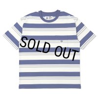 CHALLENGER/S/S BORDER TEE（BLUE/WHITE）［ボーダーT-25春夏］