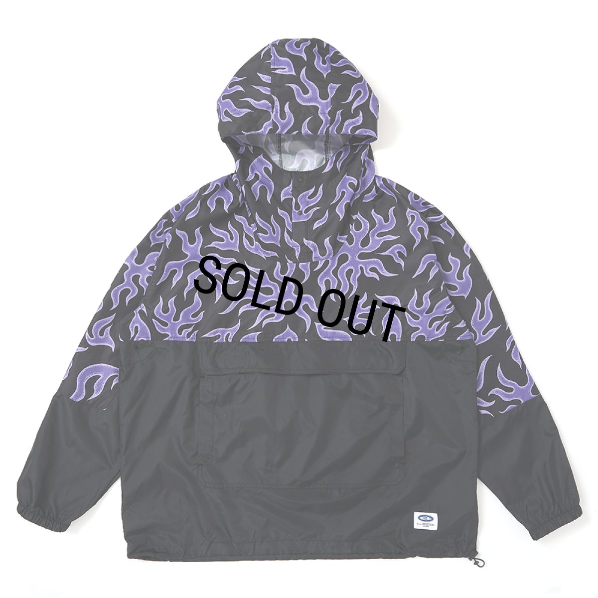 画像1: CHALLENGER/PACKABLE FIRE ANORAK（PURPLE/BLACK）［パッカブルファイヤーアノラック-25春夏］ (1)