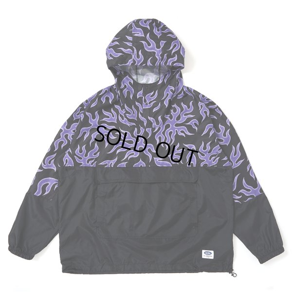 画像1: CHALLENGER/PACKABLE FIRE ANORAK（PURPLE/BLACK）［パッカブルファイヤーアノラック-25春夏］