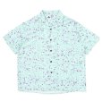 画像1: CHALLENGER/S/S SPLATTER SHIRT（MINT）［スプラッターシャツ-25春夏］ (1)