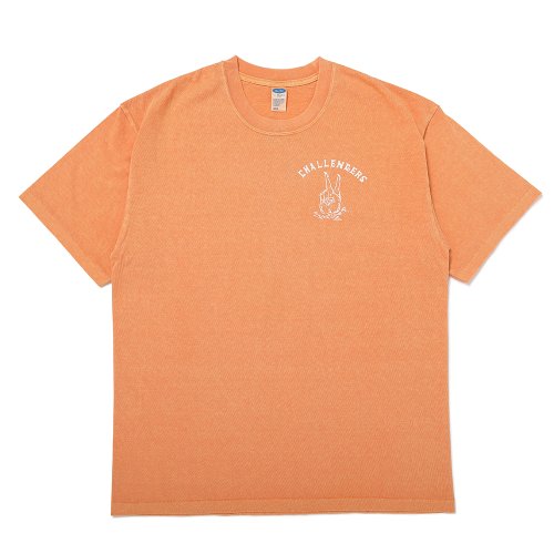 他の写真1: CHALLENGER/PIGMENT PEACE TEE（LT ORANGE）［ピグメント染めプリントT-25春夏］