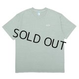 CHALLENGER/PIGMENT LOGO TEE（MINT）［ピグメント染め刺繍T-25春夏］