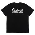 画像1: CHALLENGER/CHECKER LOGO TEE（BLACK）［プリントT-25春夏］ (1)