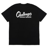CHALLENGER/CHECKER LOGO TEE（BLACK）［プリントT-25春夏］