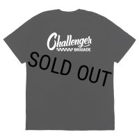 CHALLENGER/CHECKER LOGO TEE（BLACK）［プリントT-25春夏］