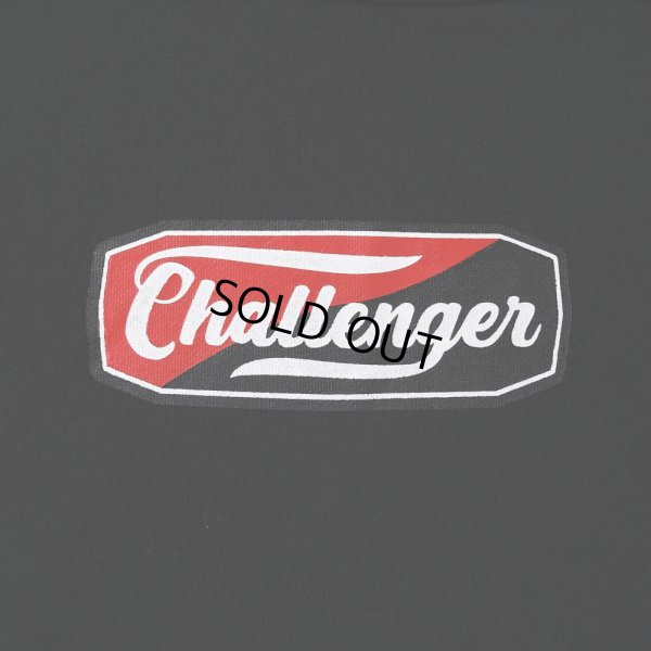 画像4: CHALLENGER/TWO TONE LOGO HOODIE（BLACK）［プルオーバーパーカー-25春夏］