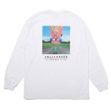 CHALLENGER/L/S FROG TEE（WHITE）［プリント長袖T-25春夏］