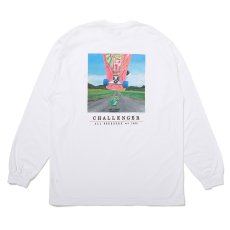 画像1: CHALLENGER/L/S FROG TEE（WHITE）［プリント長袖T-25春夏］ (1)