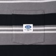 画像3: CHALLENGER/L/S BORDER TEE（GRAY/BLACK）［ボーダー長袖T-25春夏］ (3)