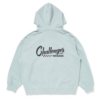 CHALLENGER/CHECKER ZIP HOODIE（MINT）［ジップフーディー-25春夏