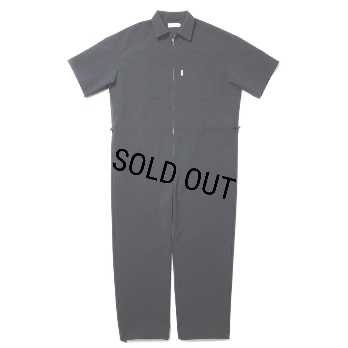 画像2: COOTIE PRODUCTIONS/Polyester Typewriter Error Fit Jump Suits（Black）［エラーフィットジャンプスーツ-24春夏］ (2)