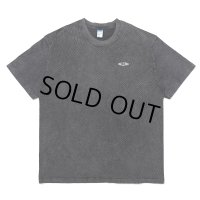 CHALLENGER/PIGMENT LOGO TEE（PEPPER BLACK）［ピグメント染め刺繍T-25春夏］