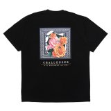 CHALLENGER/ROSE BANDANA TEE（BLACK）［プリントT-25春夏］