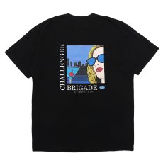 画像1: CHALLENGER/COCKTAIL POCKET TEE（BLACK）［プリントポケT-25春夏］ (1)