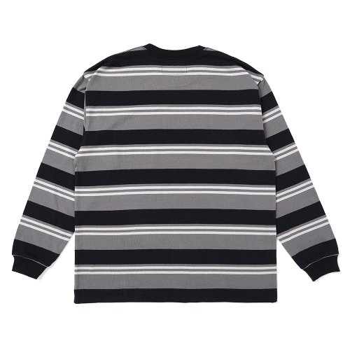 他の写真2: CHALLENGER/L/S BORDER TEE（GRAY/BLACK）［ボーダー長袖T-25春夏］