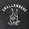 画像3: CHALLENGER/PIGMENT PEACE TEE（PEPPER BLACK）［ピグメント染めプリントT-25春夏］ (3)