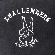 画像3: CHALLENGER/PIGMENT PEACE TEE（PEPPER BLACK）［ピグメント染めプリントT-25春夏］ (3)