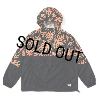 CHALLENGER/PACKABLE FIRE ANORAK（ORANGE/BLACK）［パッカブル