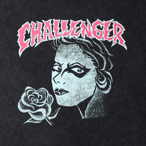 他の写真3: CHALLENGER/PUNK GIRL TEE（PEPPER BLACK）［ピグメント染めプリントT-25春夏］