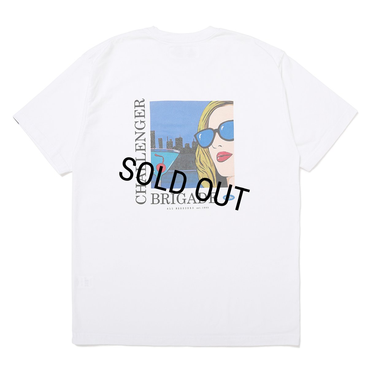 画像1: CHALLENGER/COCKTAIL POCKET TEE（WHITE）［プリントポケT-25春夏］ (1)