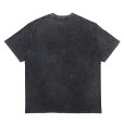 画像2: CHALLENGER/PIGMENT LOGO TEE（PEPPER BLACK）［ピグメント染め刺繍T-25春夏］ (2)