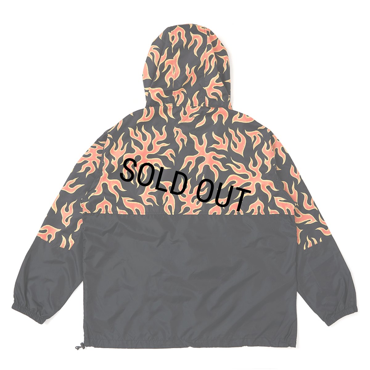 画像2: CHALLENGER/PACKABLE FIRE ANORAK（ORANGE/BLACK）［パッカブルファイヤーアノラック-25春夏］ (2)