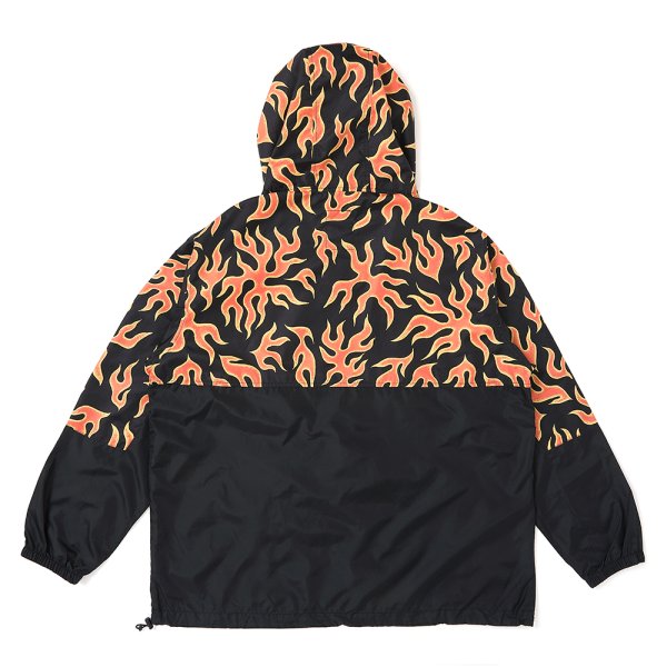 画像2: CHALLENGER/PACKABLE FIRE ANORAK（ORANGE/BLACK）［パッカブルファイヤーアノラック-25春夏］