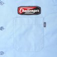 画像2: CHALLENGER/L/S PATCHED WORK SHIRT（SAX）［パッチドワークシャツ-25春夏］ (2)
